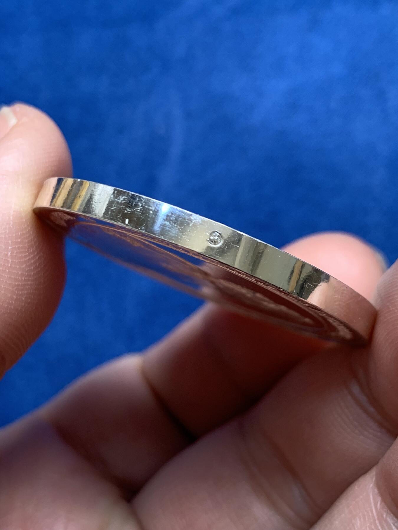 《竞宝斋》第474场 周日，周一 2场连拍 （全场包邮）欢迎送拍 巴黎造币厂出法国历史人物纪念银章 路易十三的首相黎塞留枢机主教 34.75克 39.7mm 镜面感