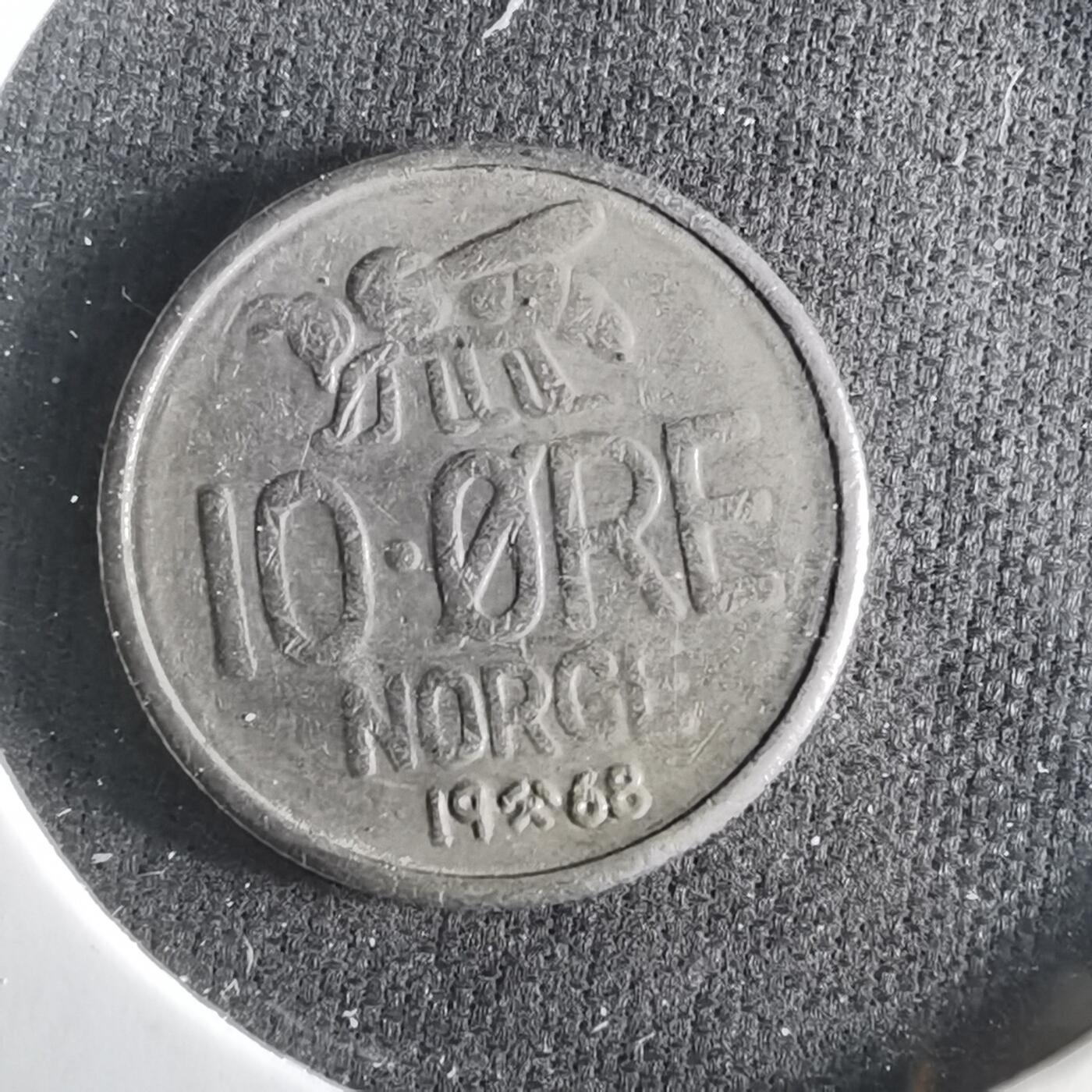 沼泽如烟--第1033场 挪威1968年10欧尔