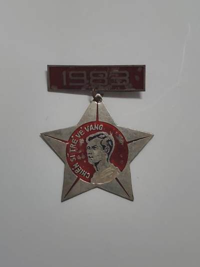 韵星假日军品类拍卖第48期 -- Rimey Holidays Militaria Auction 48 - 越南社会主义共和国1983年青年光荣战士奖章 中越边境战争时期
