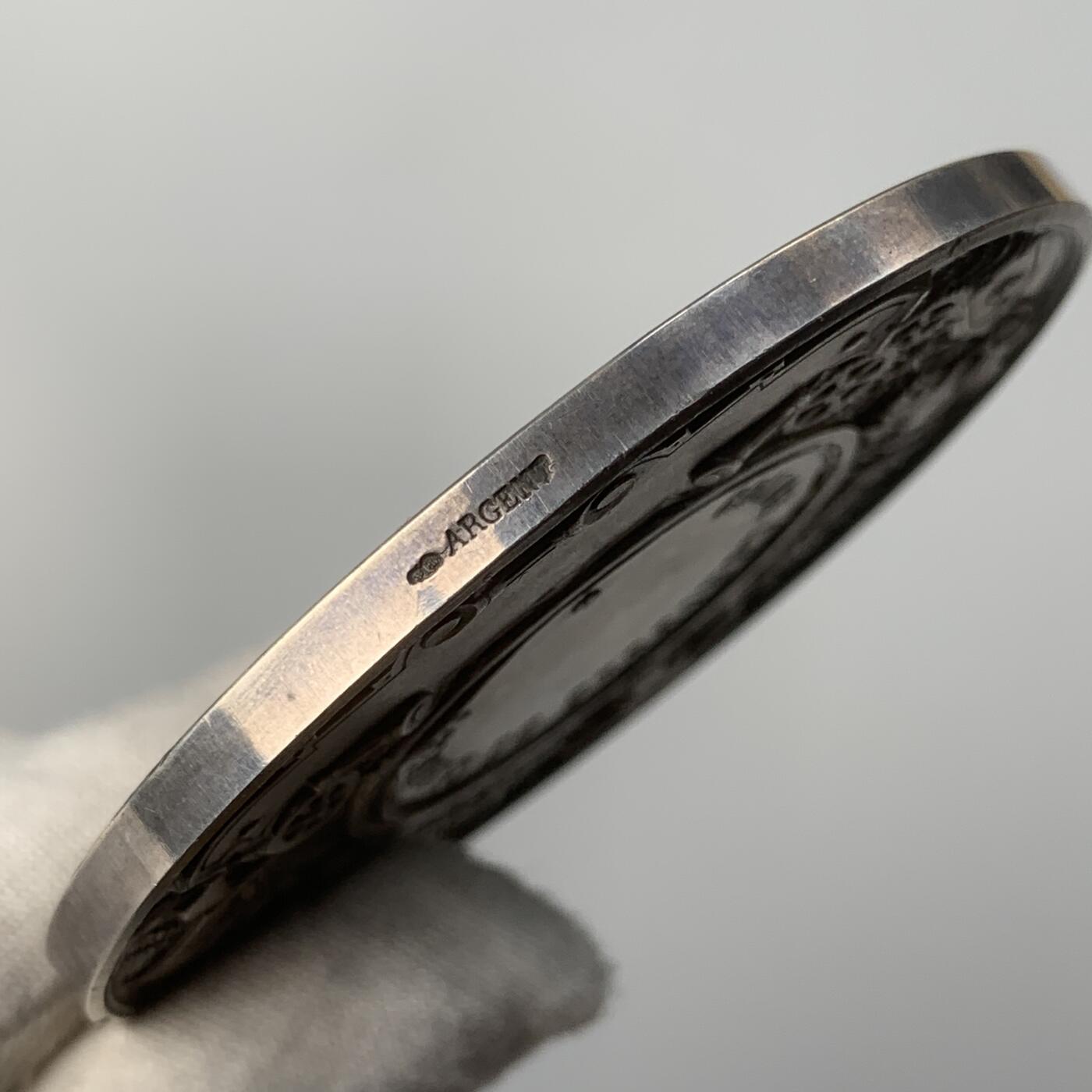 掌中浮雕-藏着的欧洲第056场 法国农业竞赛大银章，69mm，138.2g