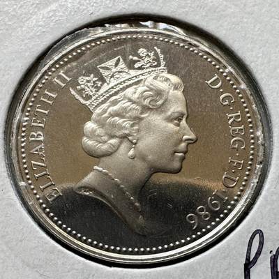 🌹外币初藏🌹🐯2026年第34场   每周二四六晚8️⃣点 接代拍 - 英国1986年五便士 精制币