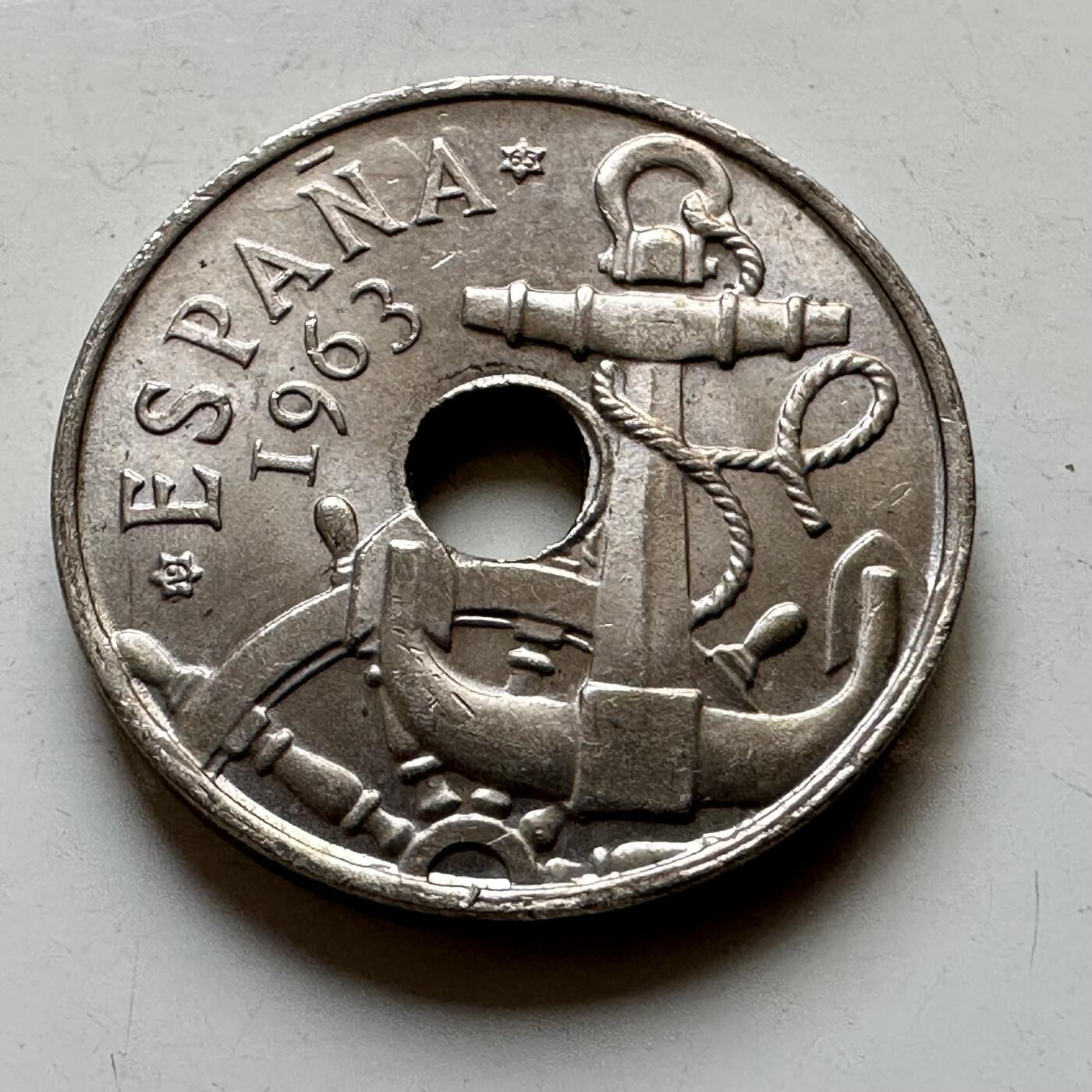 🌹外币初藏🌹🐯2026年第34场   每周二四六晚8️⃣点 接代拍 西班牙1963年50分