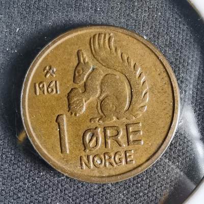 沼泽如烟--第1033场 - 挪威1961年1欧尔