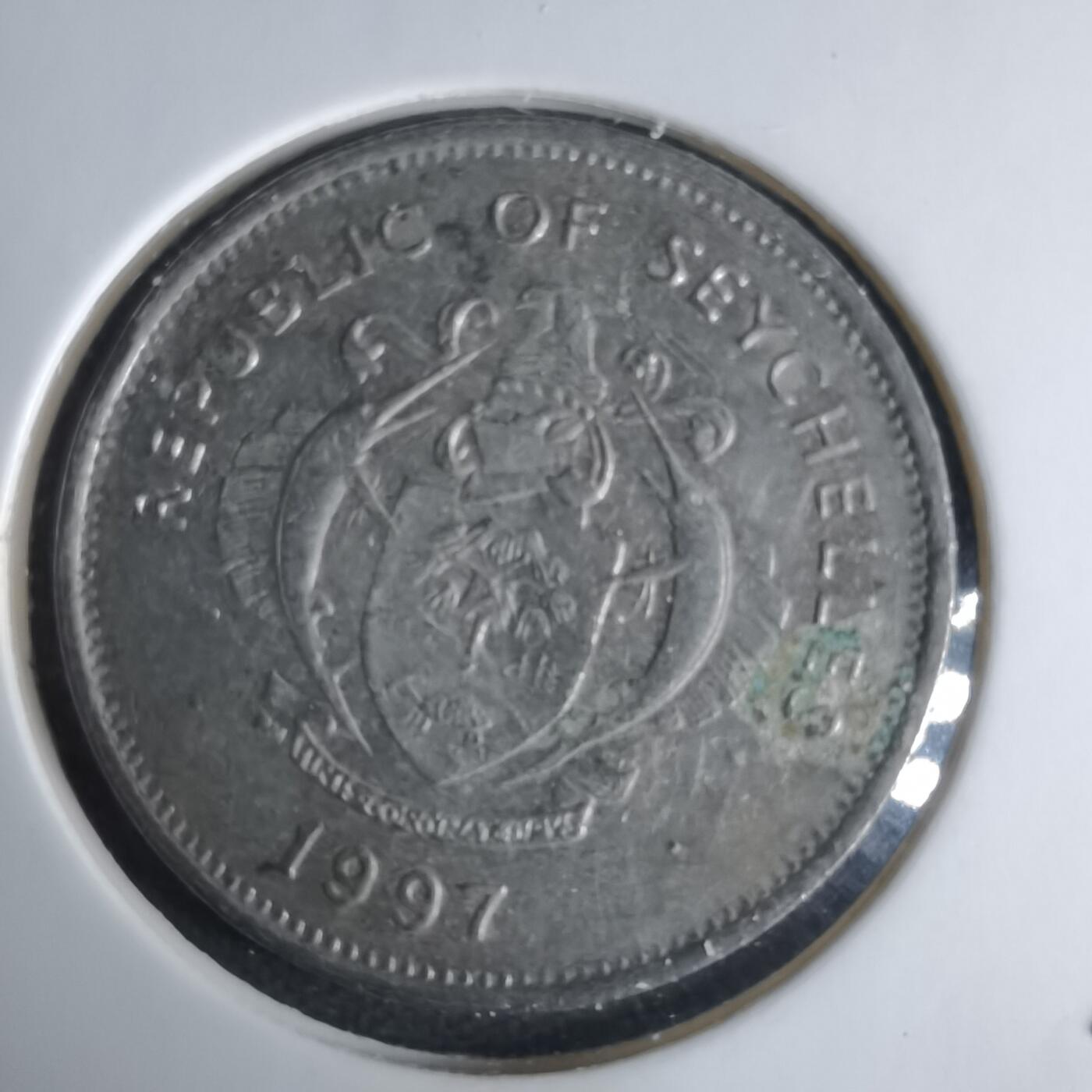 沼泽如烟--第1029场 塞舌尔1997年1卢比