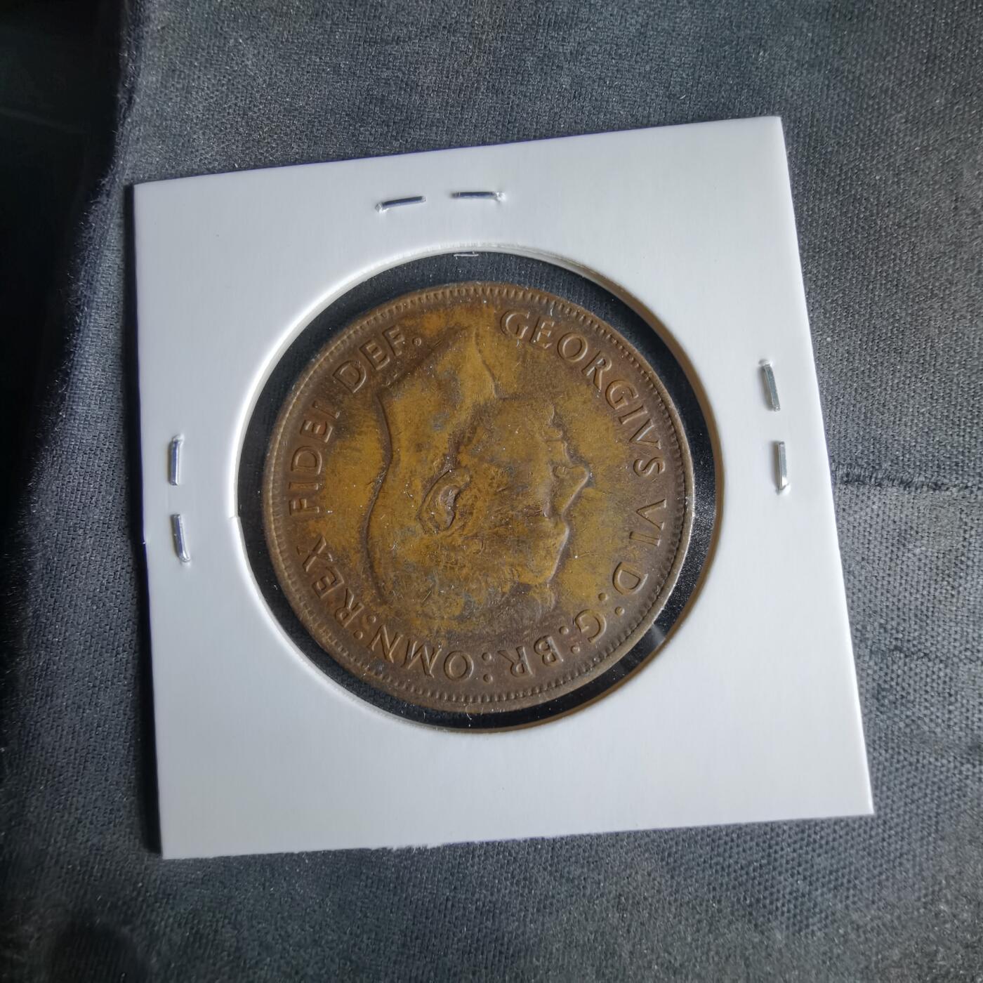 沼泽如烟--第1033场 澳大利亚1952年1便士