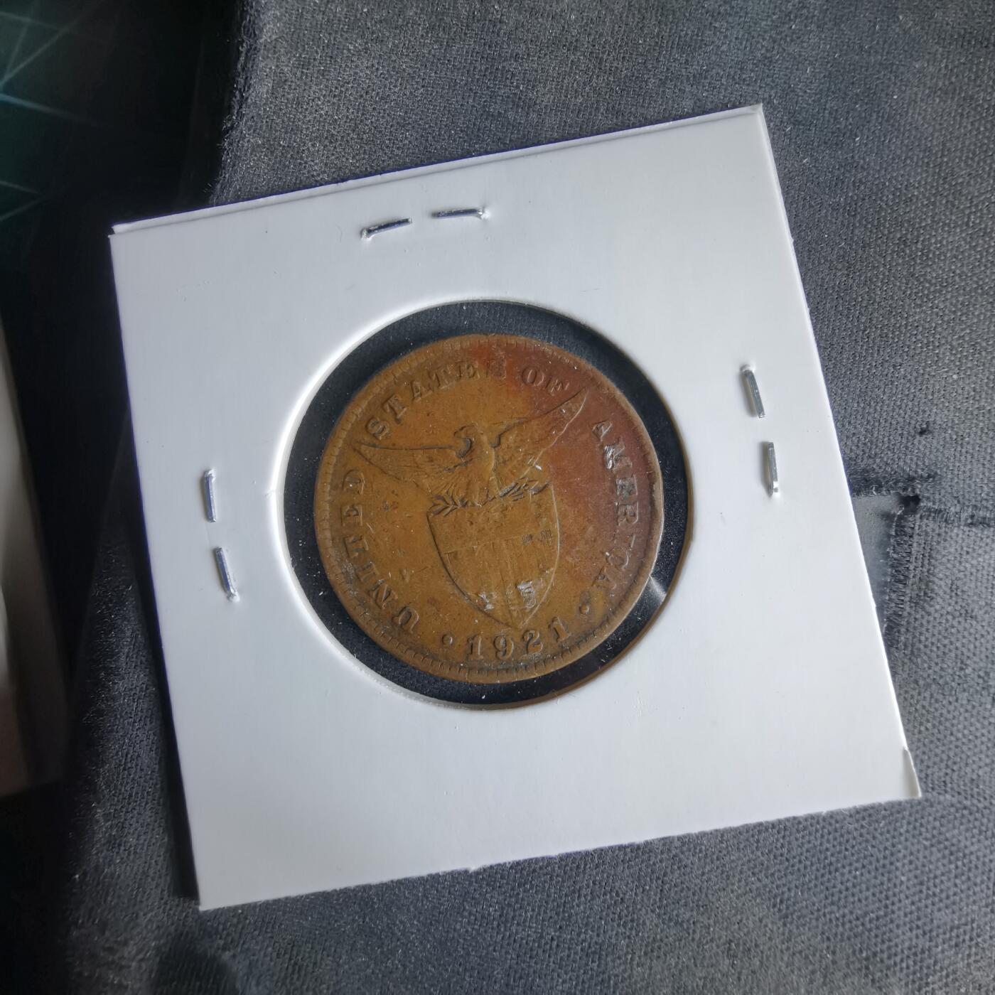 沼泽如烟--第1033场 菲律宾1921年一分