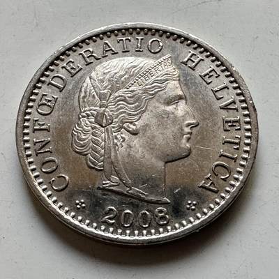 🌹外币初藏🌹🐯2026年第34场   每周二四六晚8️⃣点 接代拍 - 瑞士2008年二十分