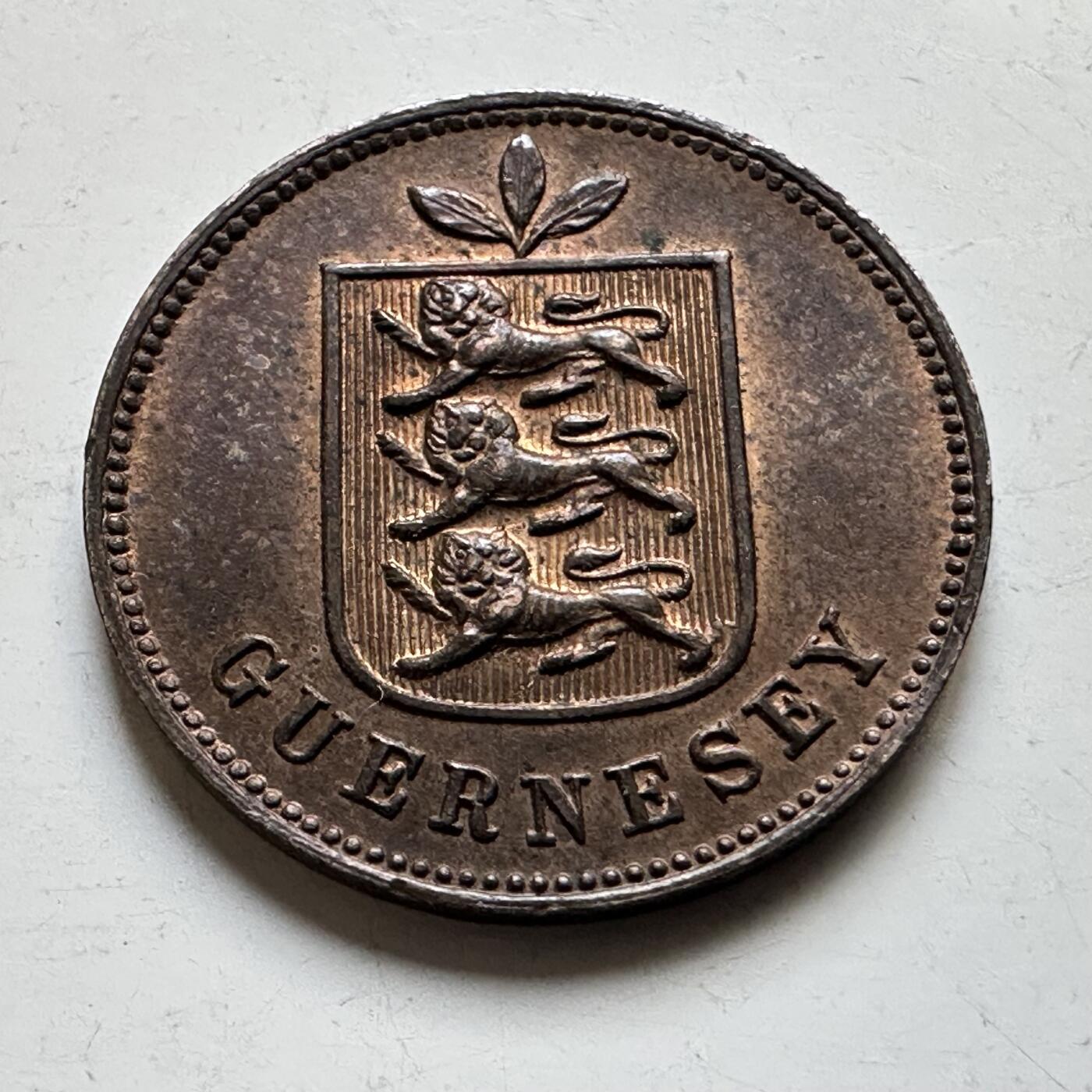 🌹外币初藏🌹🐯2026年第34场   每周二四六晚8️⃣点 接代拍 根西岛 1889年 1道布