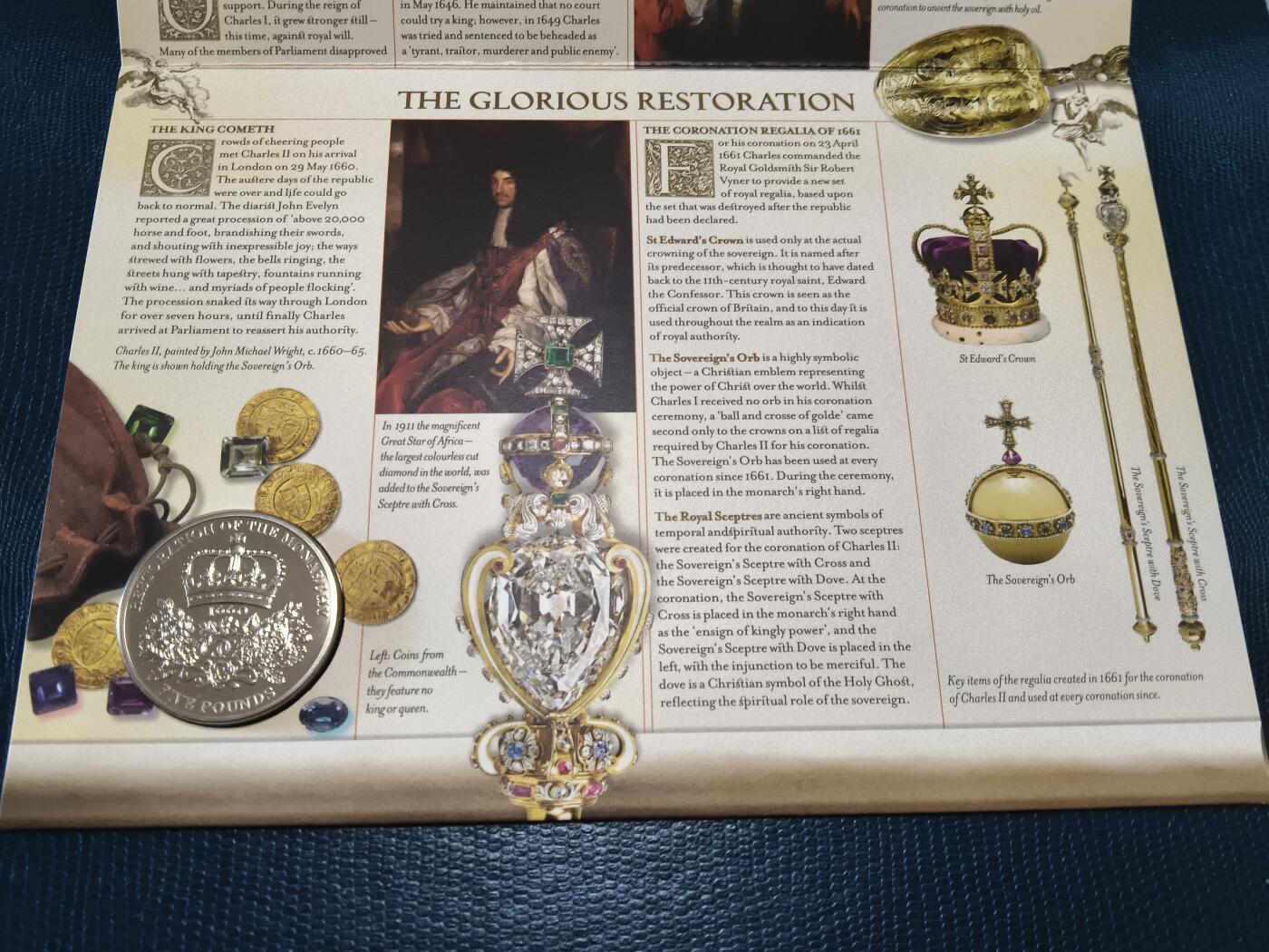 长老汇马年精选第十二场拍卖 2010英国王室复辟5英镑铜镍币邮币封，含原信封，1万枚