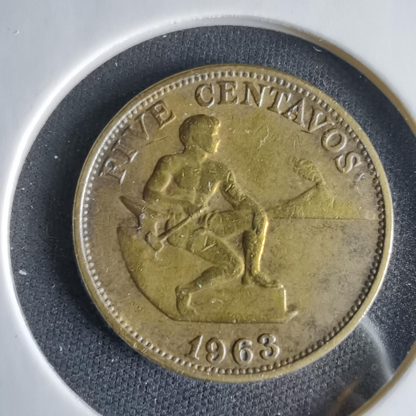 沼泽如烟--第1033场 菲律宾1963年五分