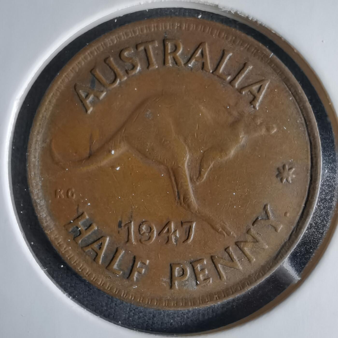 沼泽如烟--第1033场 澳大利亚1947年半便士