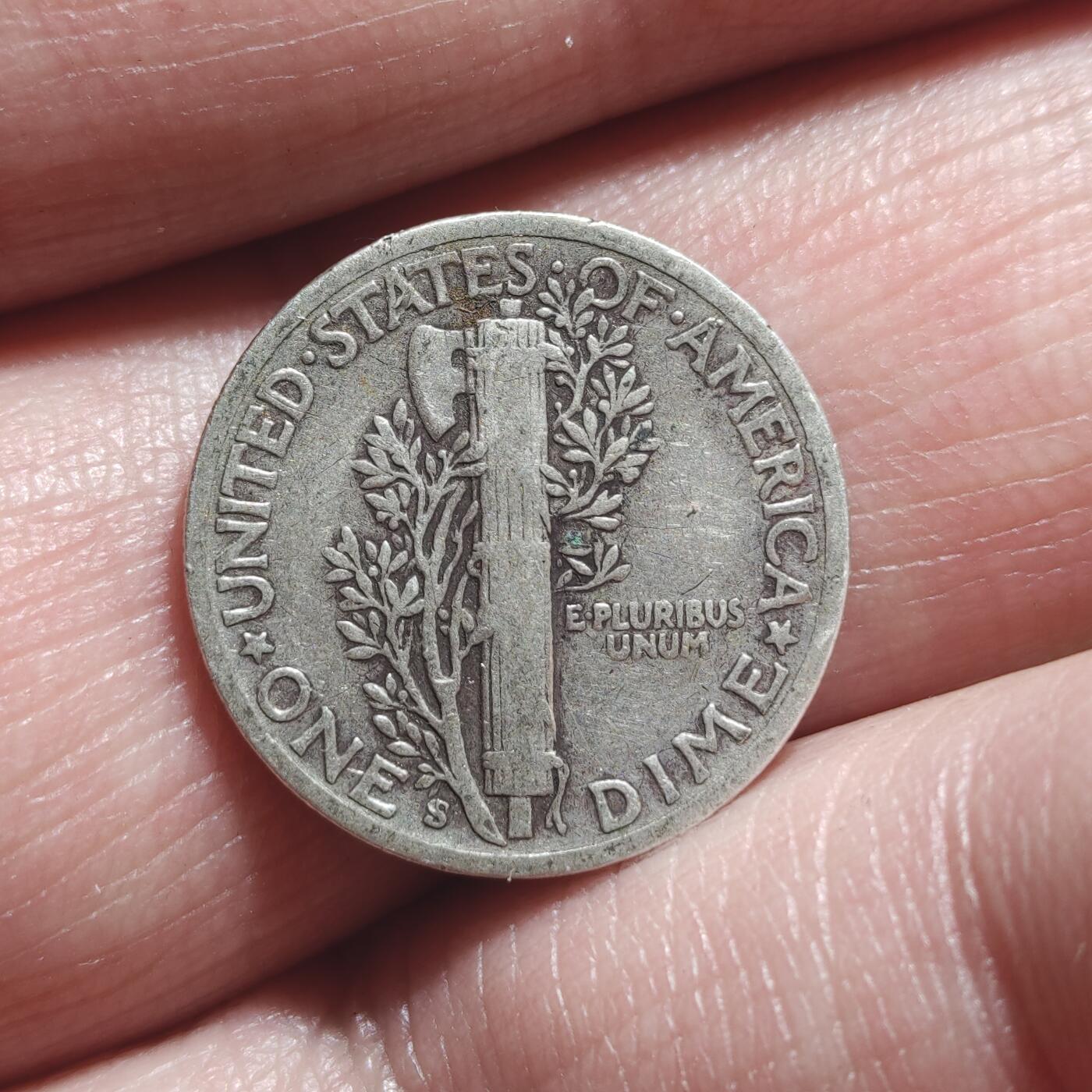 中外钱币第九场 1942年s版美国10美分银币