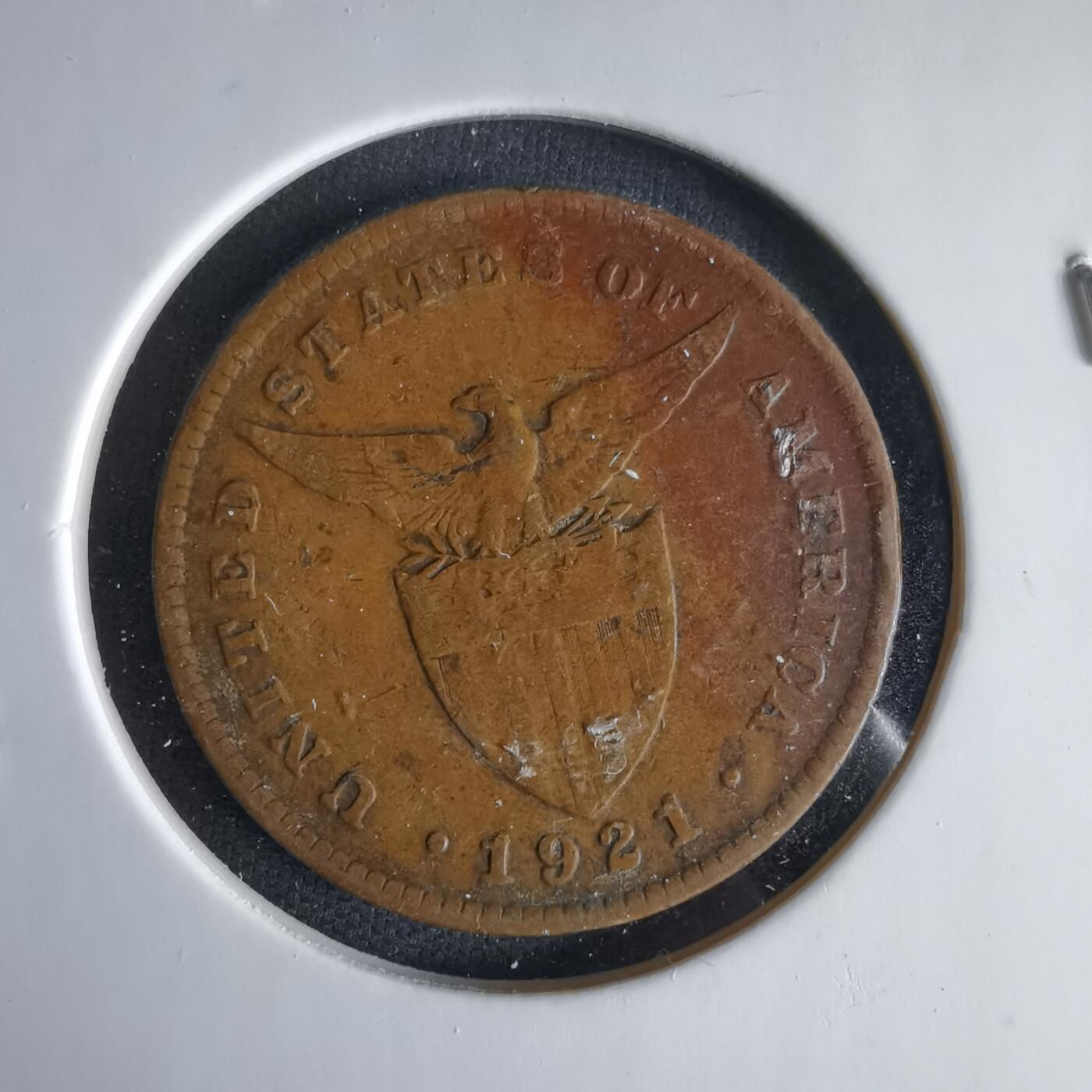 沼泽如烟--第1033场 菲律宾1921年一分