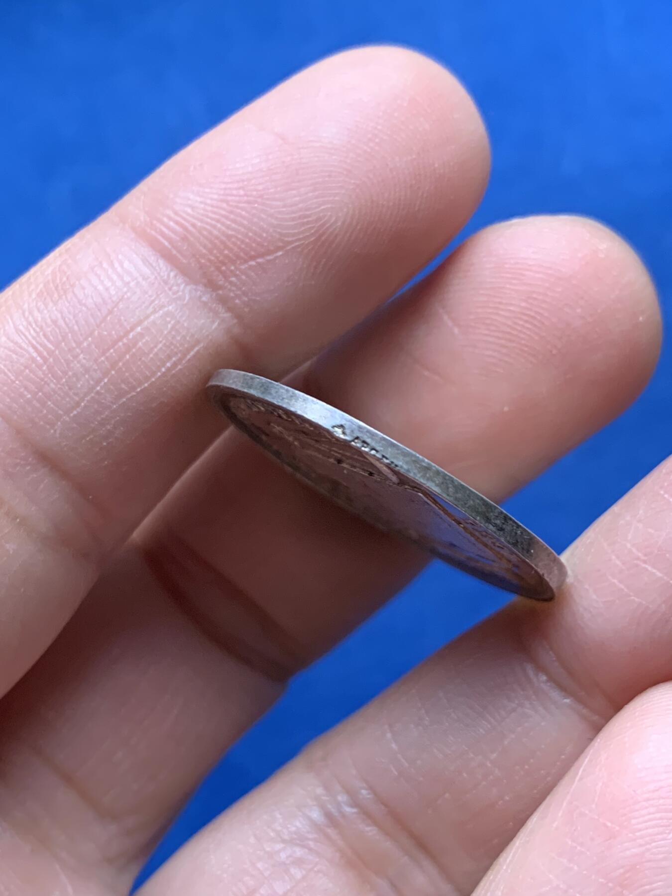 《竞宝斋》第474场 周日，周一 2场连拍 （全场包邮）欢迎送拍 法国1835年罗谢尔公证处纪念银章，蜜蜂ARGENT，8.65克，27.4mm