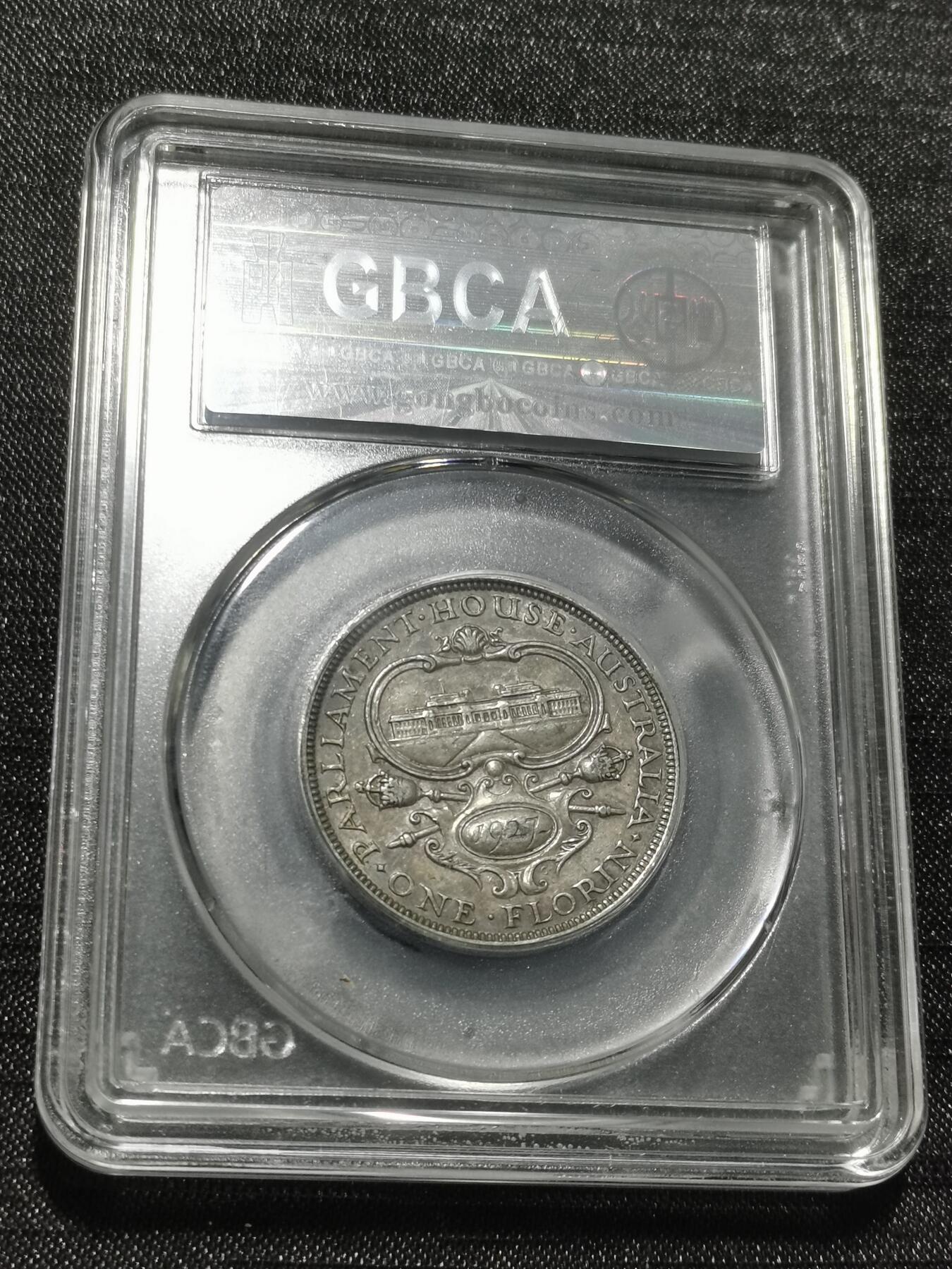 天下钱庄专场欢迎参拍 澳大利亚国会建成1弗罗林银币