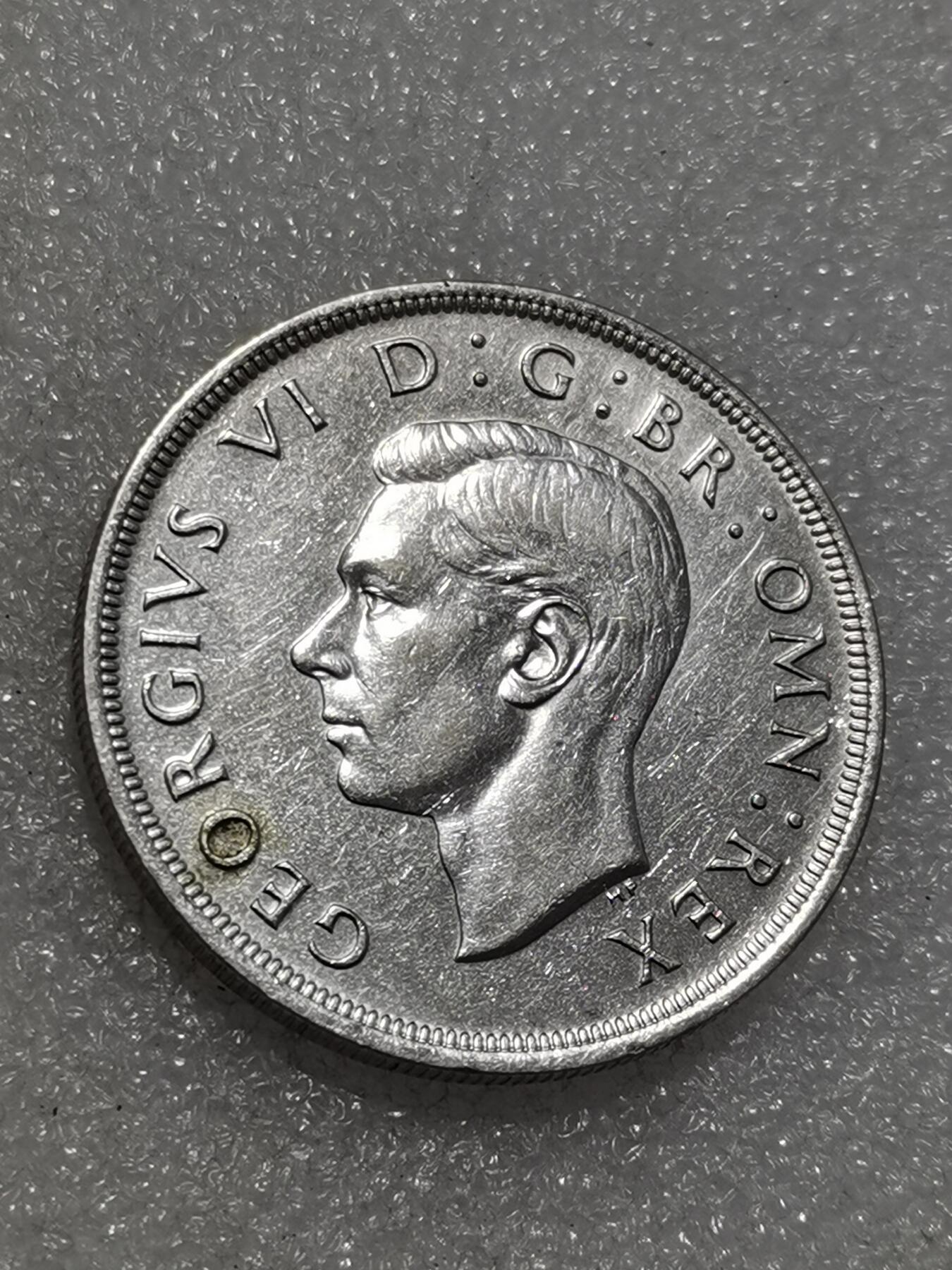 天下钱庄专场欢迎参拍 英国乔治六世登基克朗银币