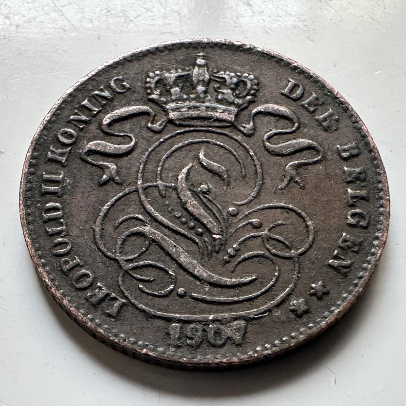 🌹外币初藏🌹🐯2026年第34场   每周二四六晚8️⃣点 接代拍 比利时1907年一分 b