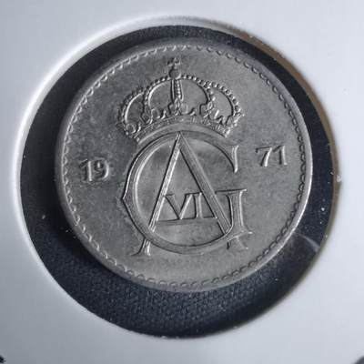 沼泽如烟--第1029场 - 瑞典1971年50欧尔