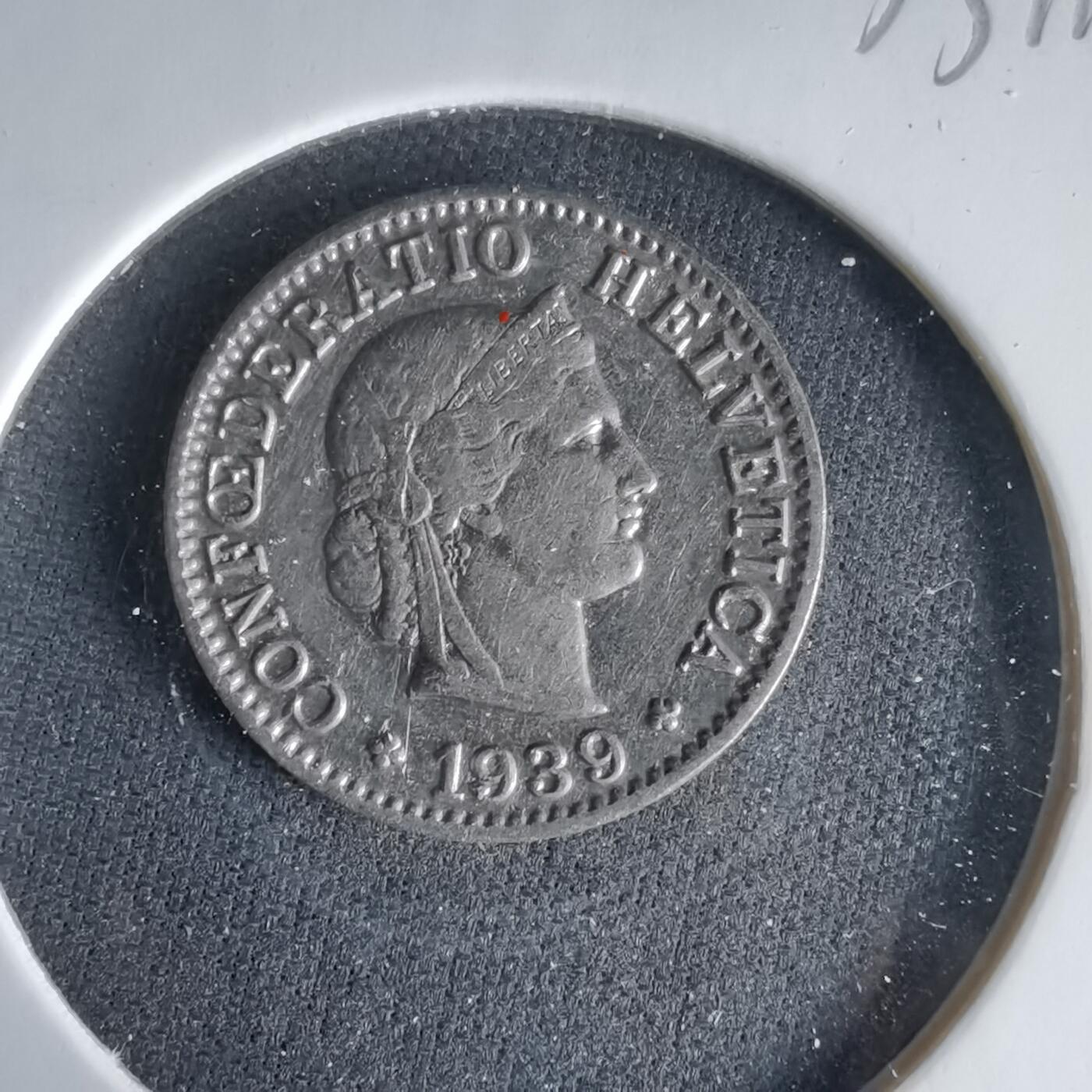 沼泽如烟--第1033场 瑞士1939年五分