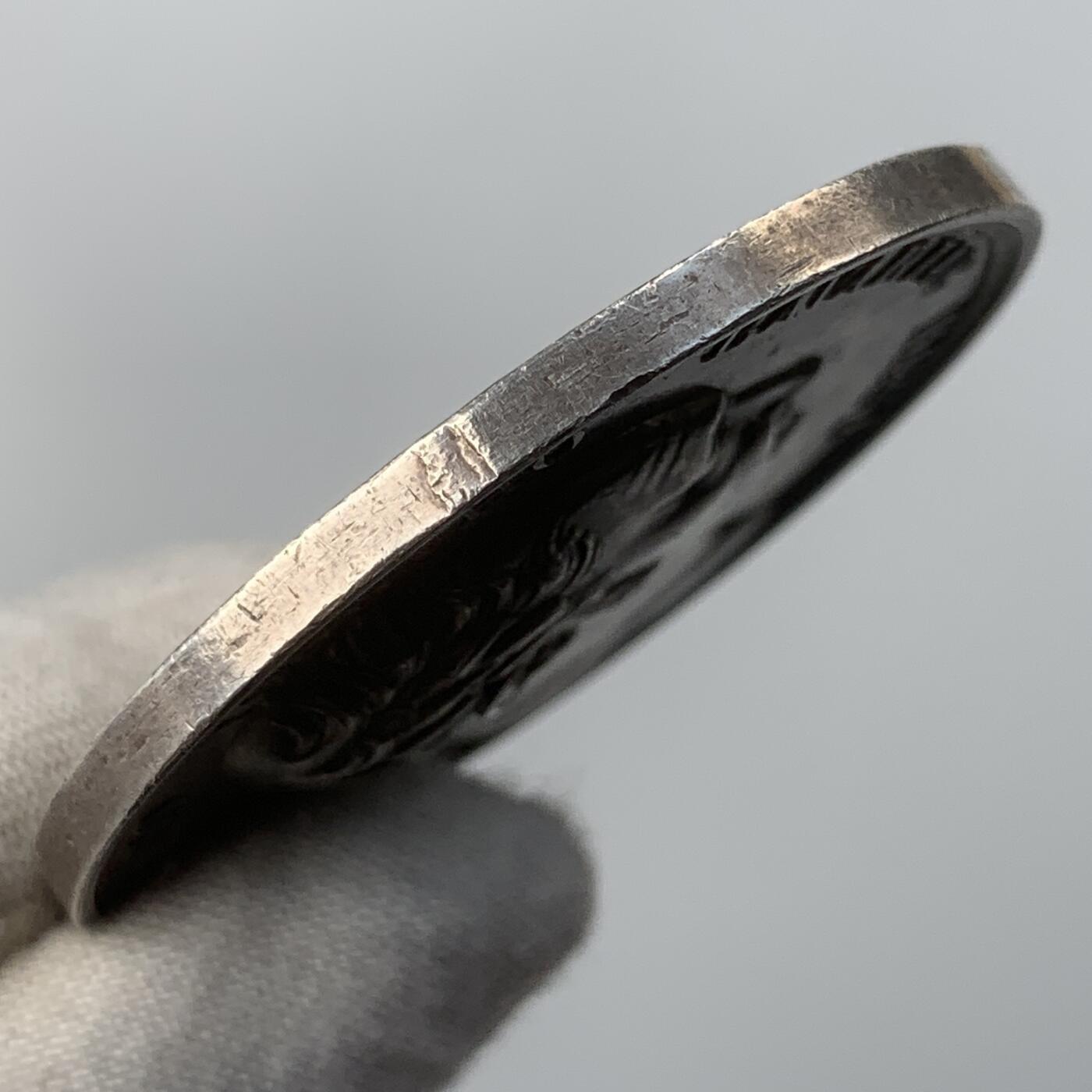 掌中浮雕-藏着的欧洲第056场  1824年巴伐利亚国王马克西米利安一世登基25周年纪念银章，47.5mm，43.8g