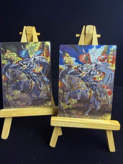 奇点卡牌限时专场 新品 亲签 限编 所有卡牌独家赞助 部分卡牌支持多宫 流拍商品会循环上架 禁止小号扛价 拒绝套路 部分卡牌设有底价 大家放心拍！祝各位卡牌大佬名流身体健康！ - 奇点卡牌 三国五虎 冷烫➕粗闪马超