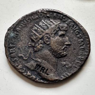 🌹外币初藏🌹🐯2026年第34场   每周二四六晚8️⃣点 接代拍 - 罗马帝国 哈德良 117-138年 杜普迪乌斯铜币 WRL复刻版 