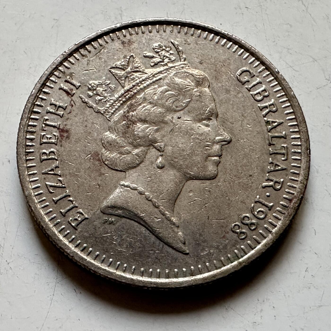 🌹外币初藏🌹🐯2026年第34场   每周二四六晚8️⃣点 接代拍 直布罗陀1988年五便士