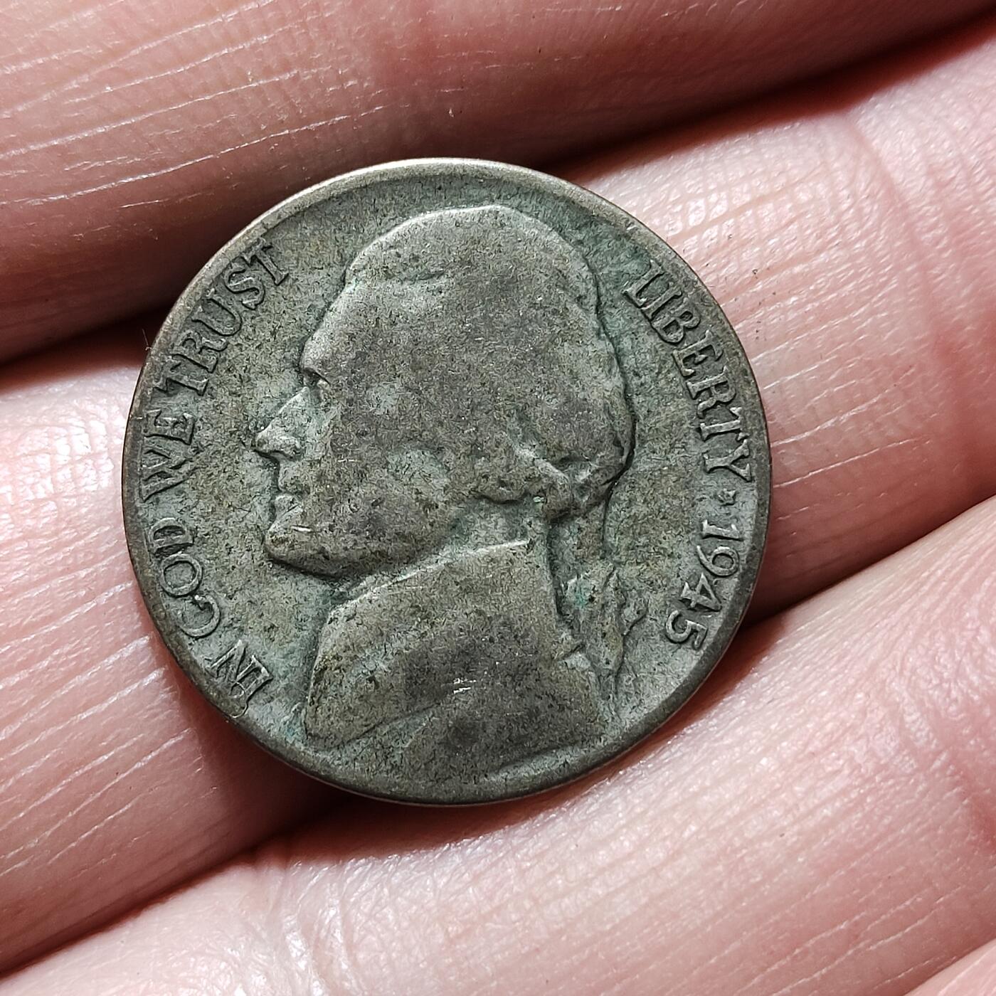 中外钱币第九场 美国杰斐逊战时5美分银币18