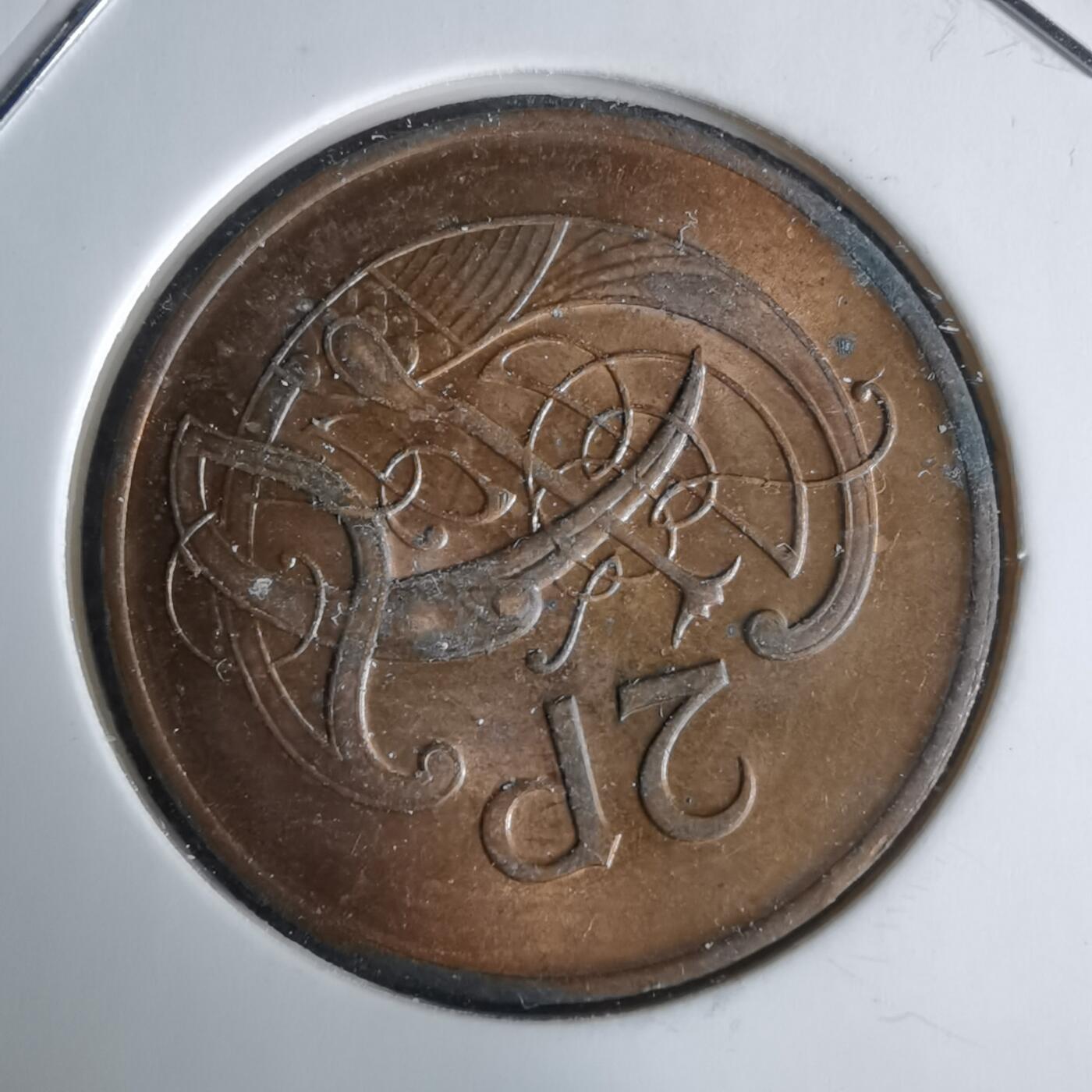 沼泽如烟--第1029场 爱尔兰1988年2便士