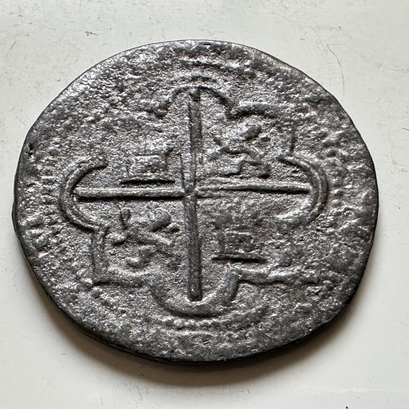 🌹外币初藏🌹🐯2026年第34场   每周二四六晚8️⃣点 接代拍 西班牙 1600-1660年 腓力三世/四世 8马拉维迪。十字城堡狮子版 复刻37毫米