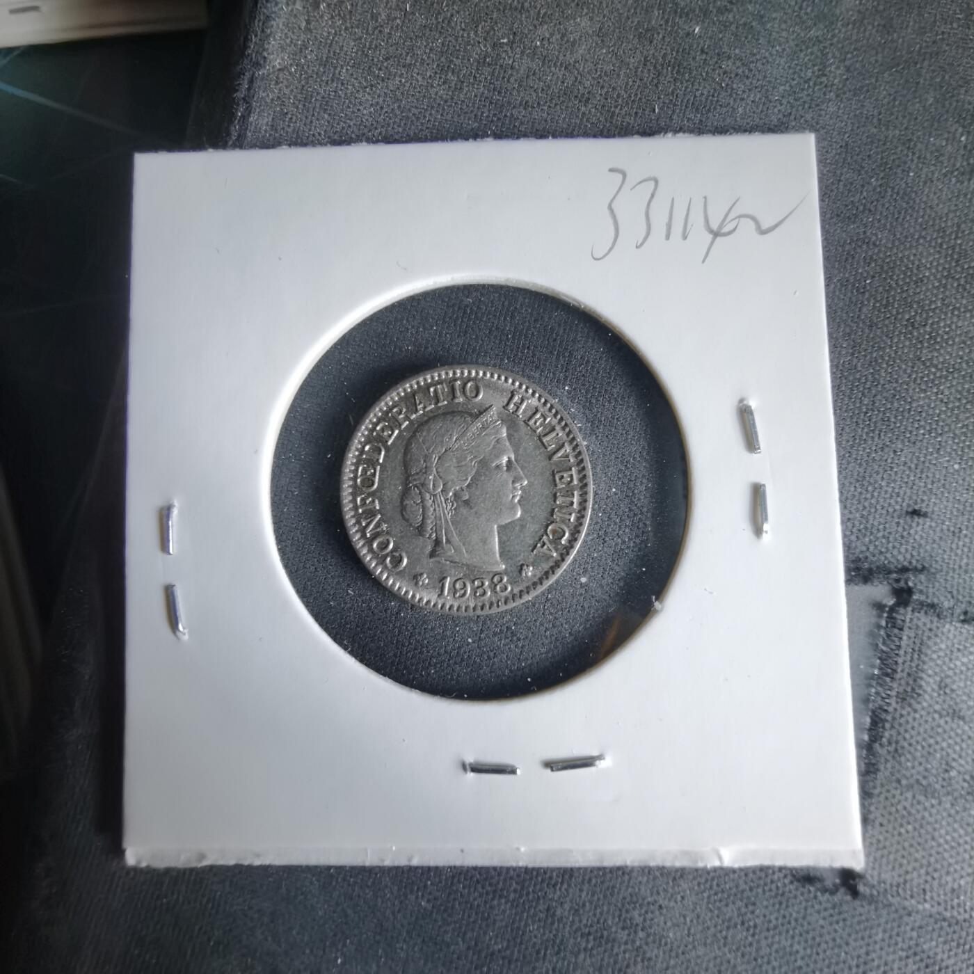 沼泽如烟--第1033场 瑞士1938年五分