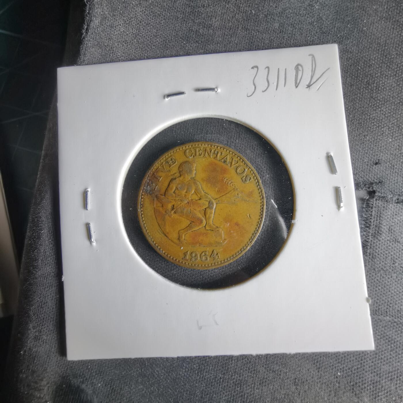 沼泽如烟--第1033场 菲律宾1964年五分