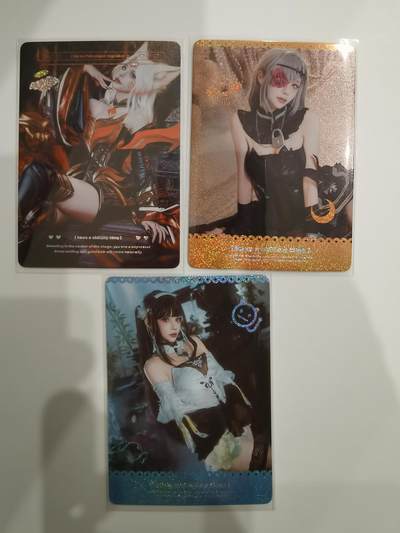 言遇卡牌 第六期【2026.03.28周六晚22：00截拍】新人闲置 欢迎捡漏 - FIFI 美女人物卡3张 卡岛 
