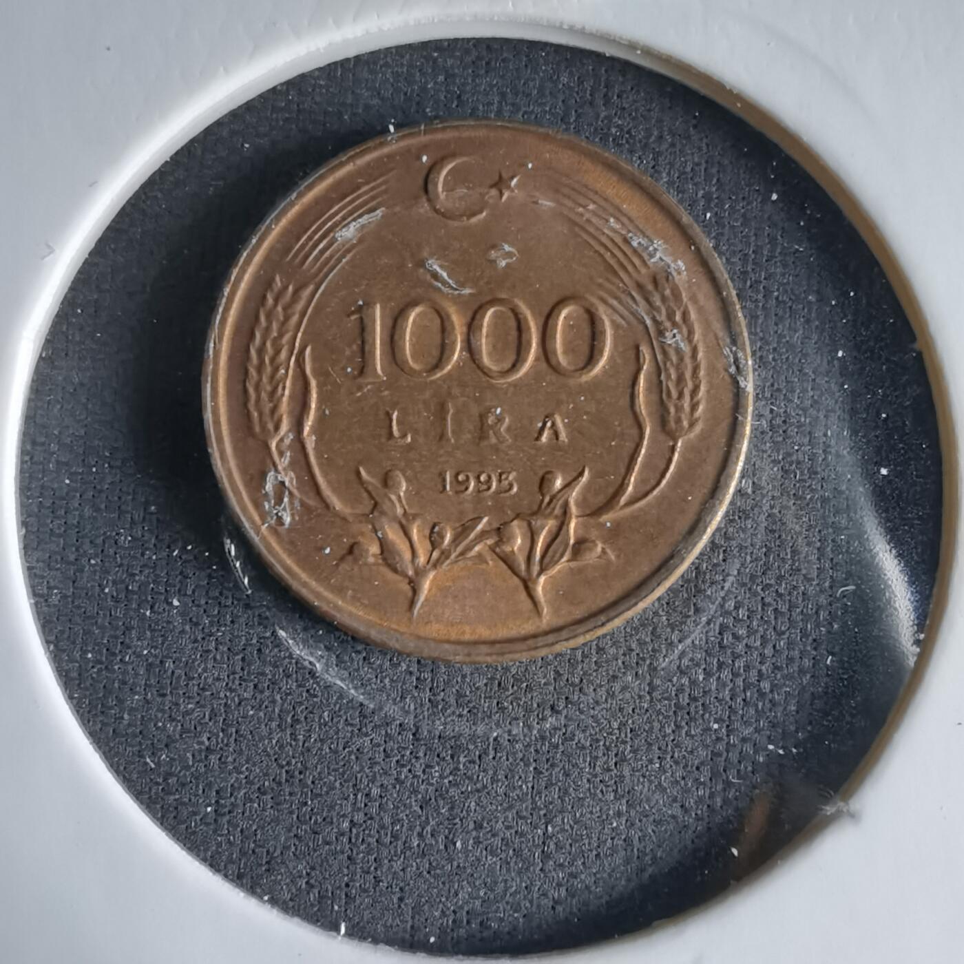 沼泽如烟--第1033场 土耳其1995年1000里拉