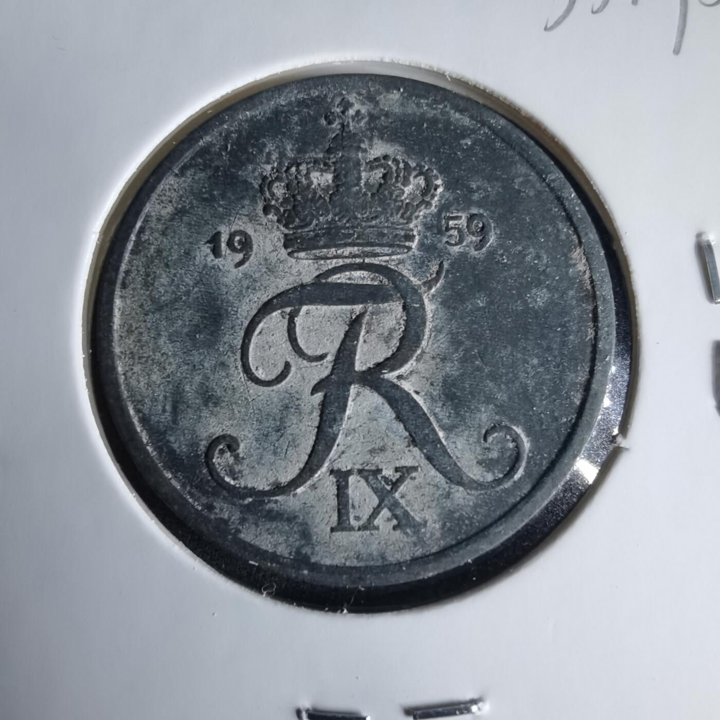 沼泽如烟--第1033场 丹麦1959年5欧尔