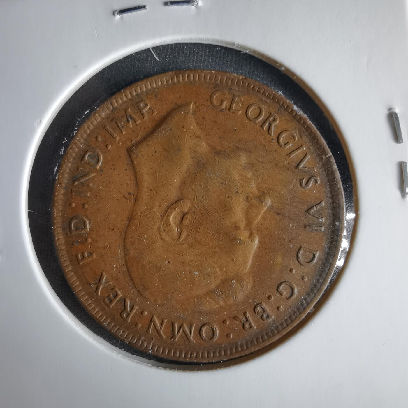 沼泽如烟--第1033场 澳大利亚1943年1便士