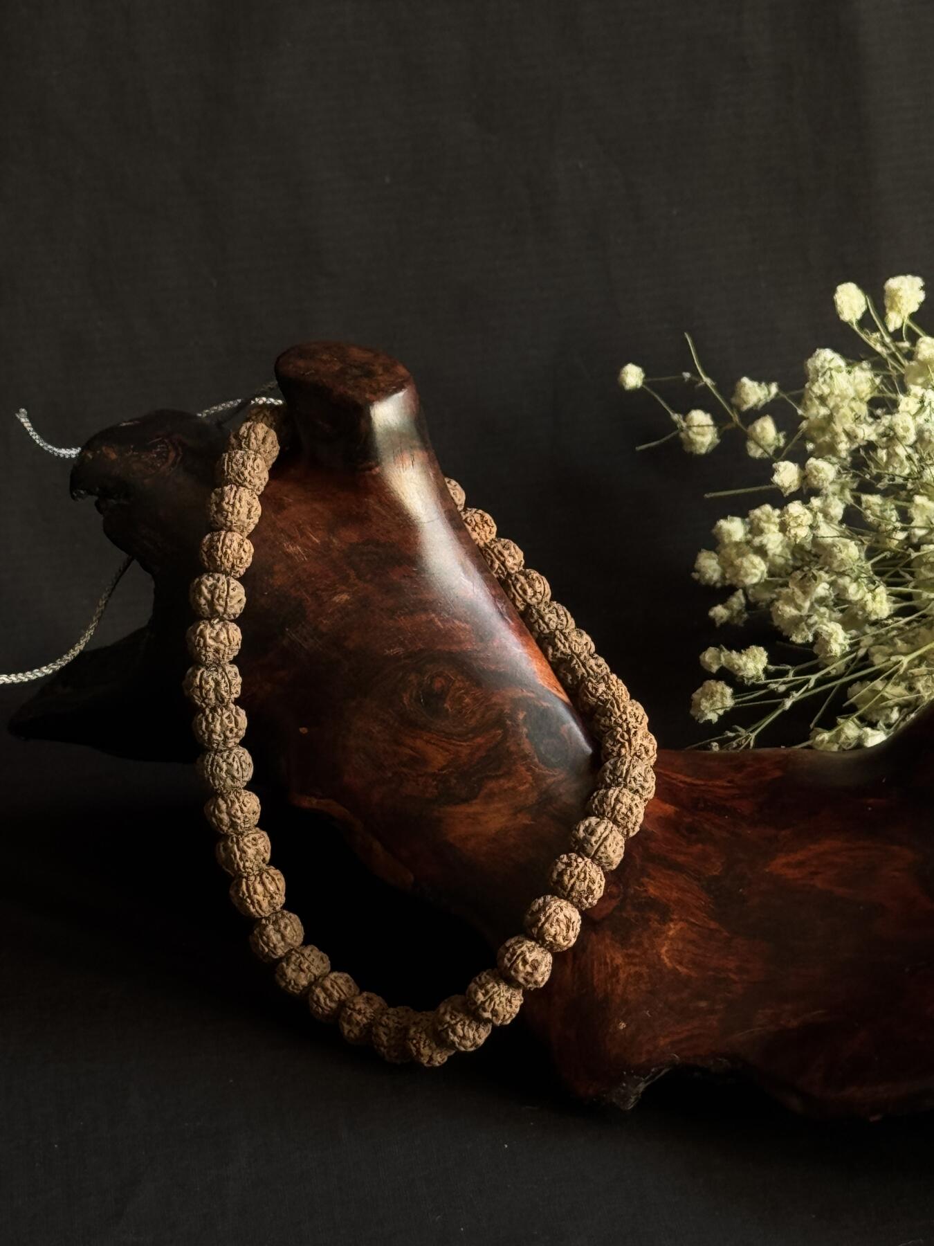 零元拍：平细 金刚手持手串，约9.5/7.3MM