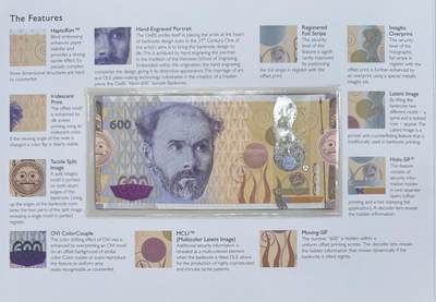 2026第5场（总第232期）：精品测试钞、外钞综合场 - 奥地利Oebs “古斯塔夫”600面值测试钞册装UNC