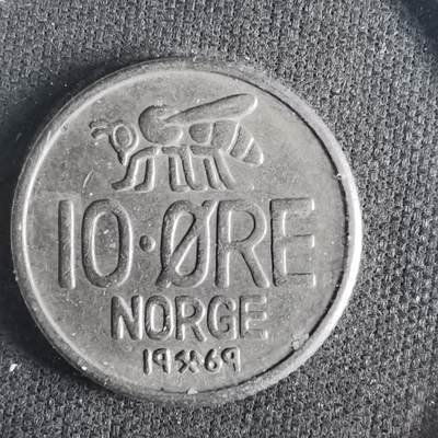 沼泽如烟--第1033场 - 挪威1969年10欧尔