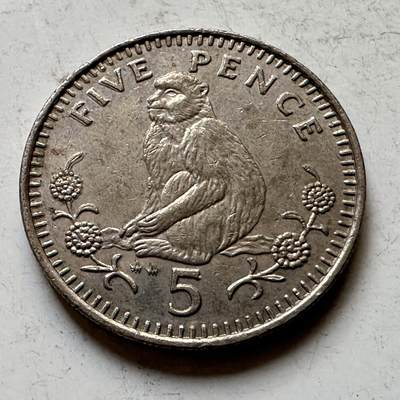 🌹外币初藏🌹🐯2026年第34场   每周二四六晚8️⃣点 接代拍 - 直布罗陀1988年五便士