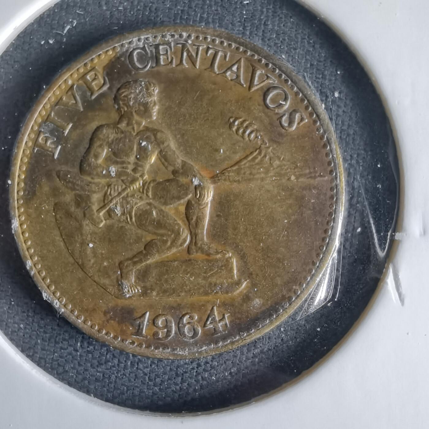 沼泽如烟--第1033场 菲律宾1964年五分