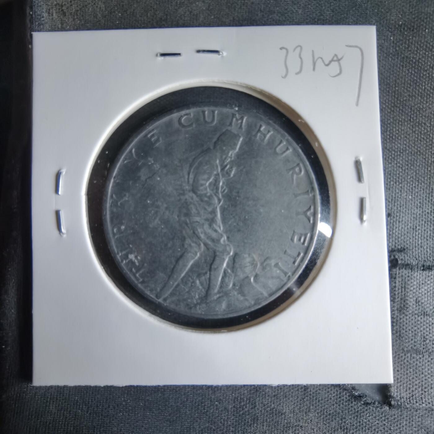 沼泽如烟--第1033场 土耳其1962年2.5里拉