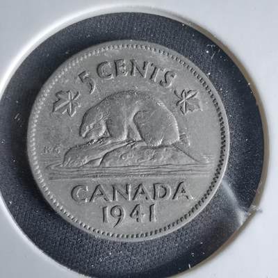 沼泽如烟--第1033场 - 加拿大1941年五分