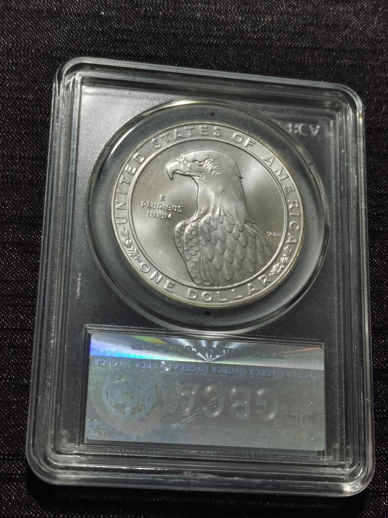 天下钱庄专场欢迎参拍 美国洛杉矶奥运会一美元银币