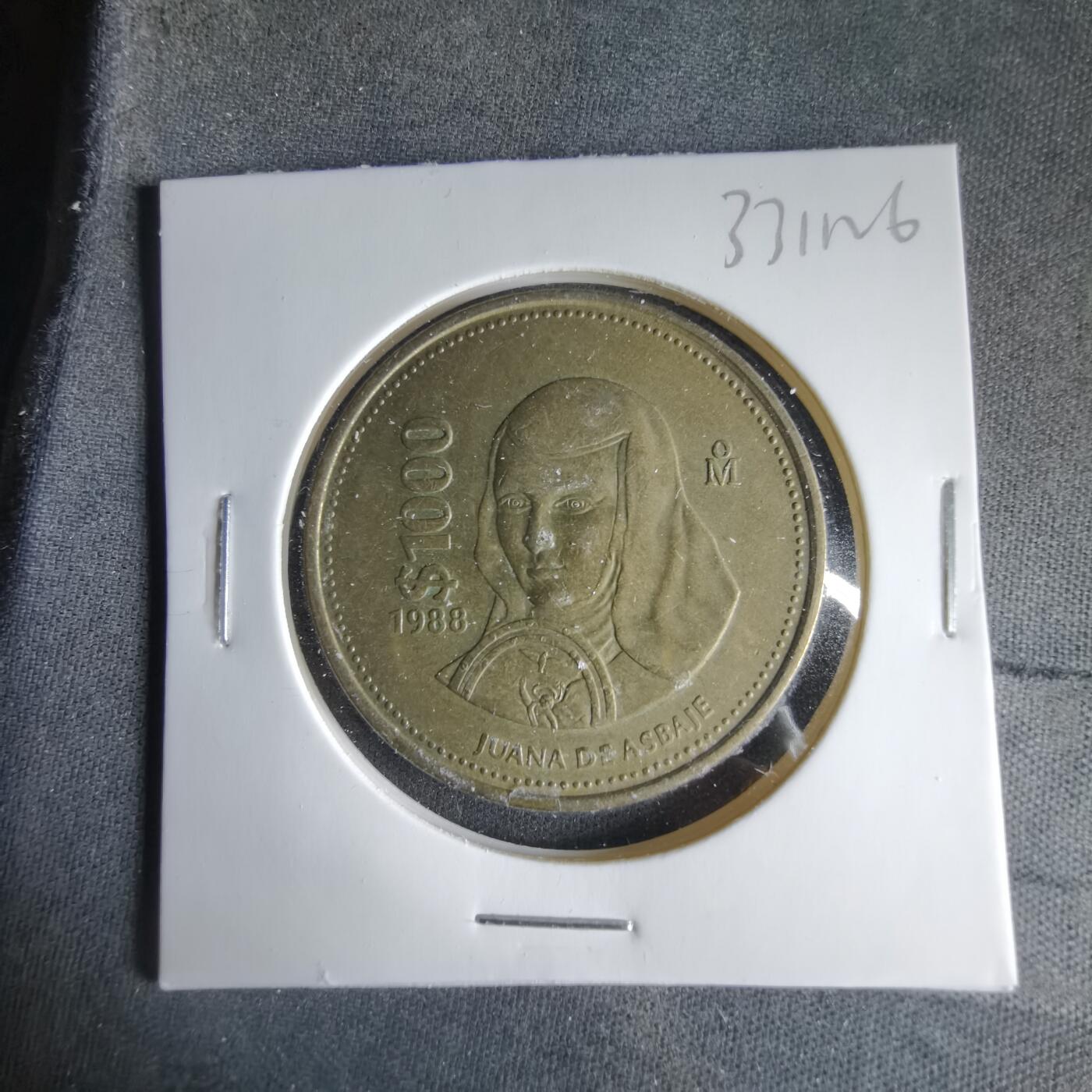 沼泽如烟--第1033场 墨西哥1988年1000比索