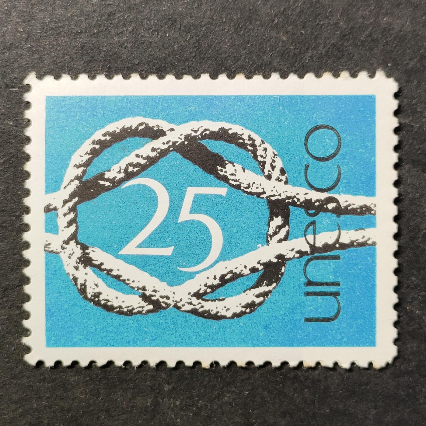 ↓君缘收藏769期☞钱币邮品↓无佣金、可寄存、满30元包邮  联合国教科文组织邮票，1966年教科文组织成立21周年邮票