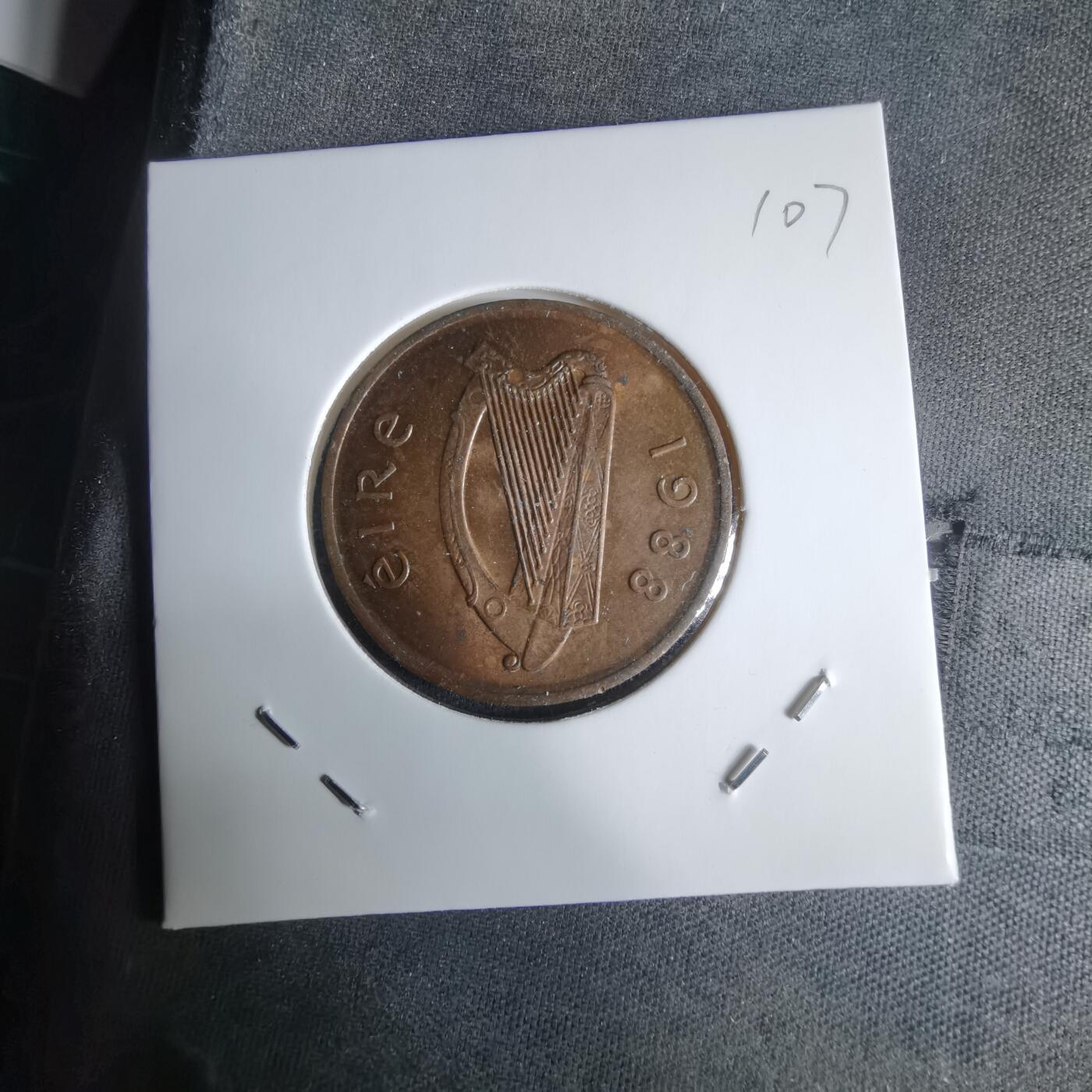 沼泽如烟--第1029场 爱尔兰1988年2便士