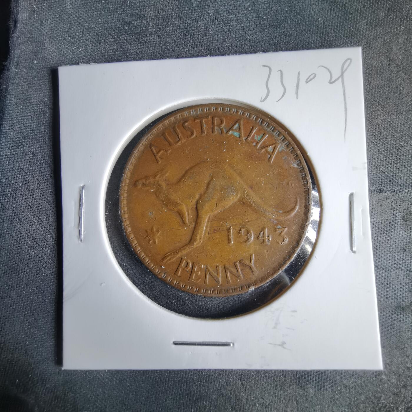 沼泽如烟--第1033场 澳大利亚1943年1便士