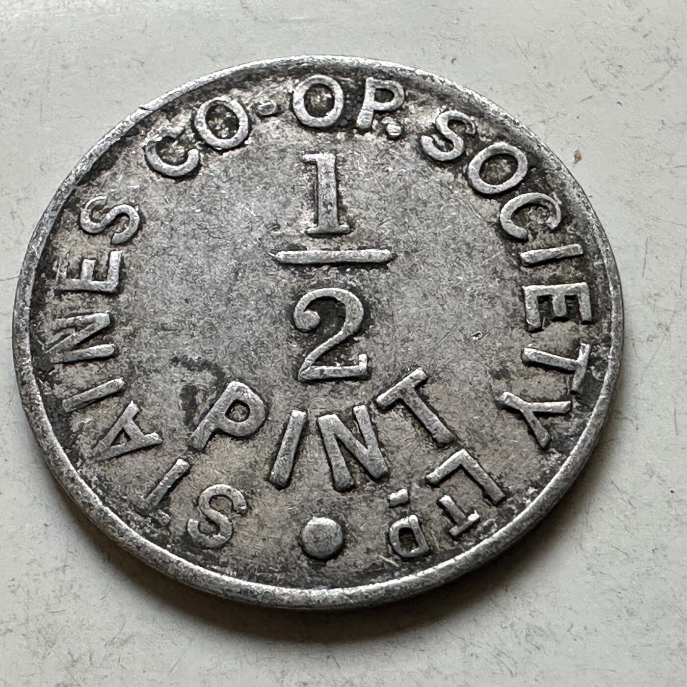 🌹外币初藏🌹🐯2026年第34场   每周二四六晚8️⃣点 接代拍 英国斯坦斯合作社 1/2品脱牛奶Token