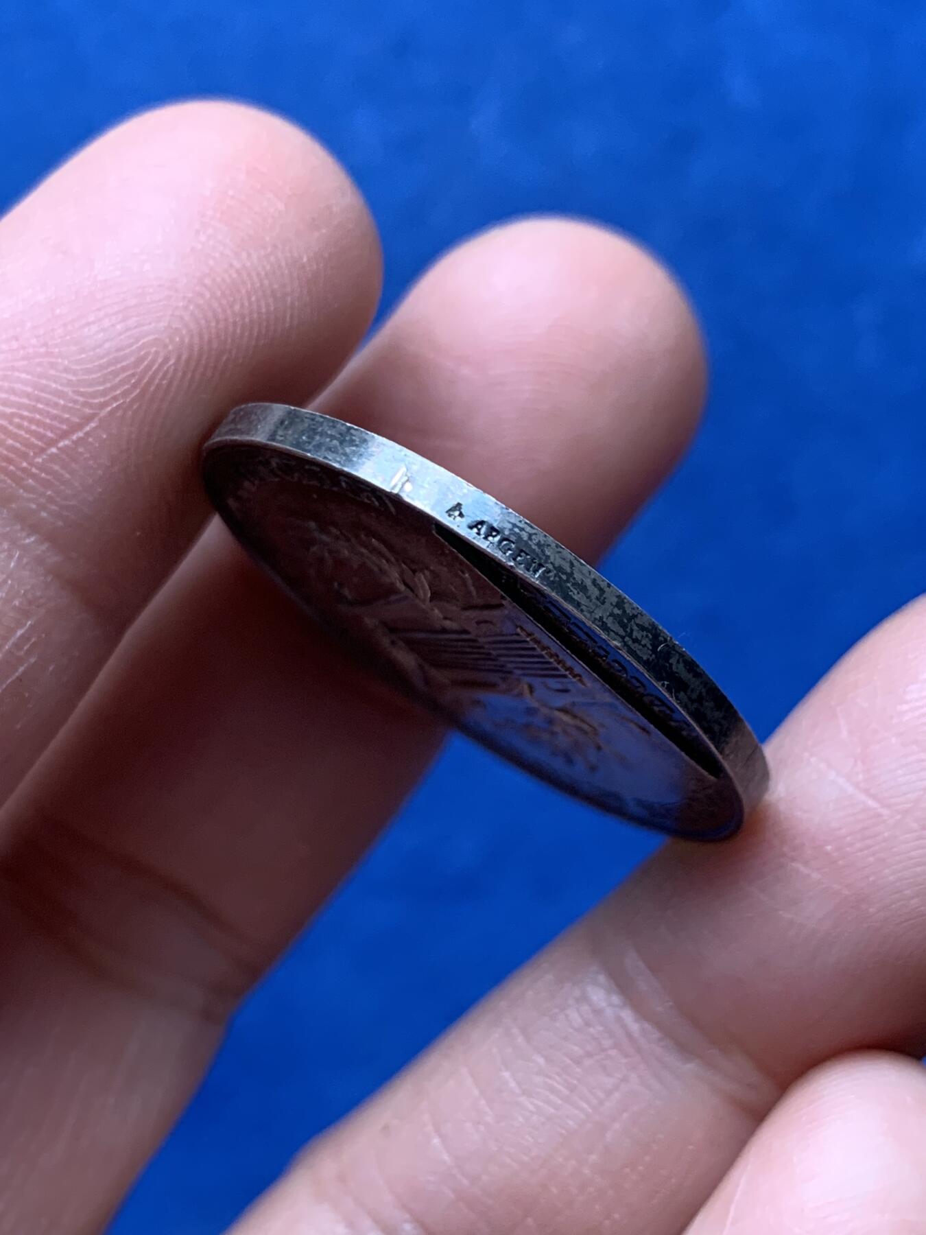 《竞宝斋》第474场 周日，周一 2场连拍 （全场包邮）欢迎送拍 法国阿波罗之子音乐协会（1741年成立）纪念银章，蜜蜂ARGENT，10.12克，30mm